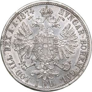 Austria Florin 1874
12.27 g. XF/AU