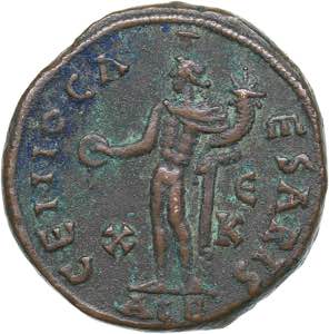 Roman Empire Æ Follis - Maximian II 305-313 ... 