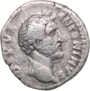 Roman Empire Denar 161 ... 