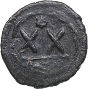Byzantine AE 20 nummi - Phocas (602-610 ... 