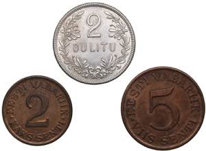 Estonia 5 senti 1931, 2 ... 
