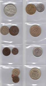 Estonia lot of coins ... 