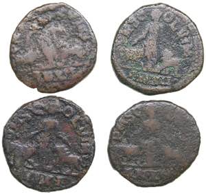 Roman Empire Æ follis - P M S COLVIM (4)
(4)