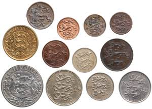 Estonia lot of coins (12)
VF-UNC