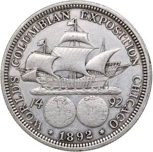 USA 1/2 dollar 1892
12.51 g. VF/XF