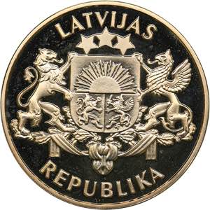 Latvia 100 latu 1993 - Latvia 75
7.78 g. ... 