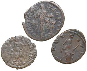 Roman Empire AE - Theodosius, Salonina, ... 