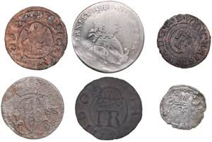 Livonian, Courland coins ... 