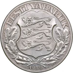 Estonia 2 krooni 1930 - Toompea
11.99 g. ... 