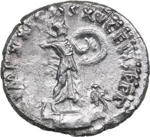 Roman Empire Denar 91 AD - Domitianus (81-96 ... 