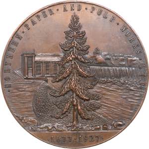 Estonia medal 250th years of Northern Paper ... 