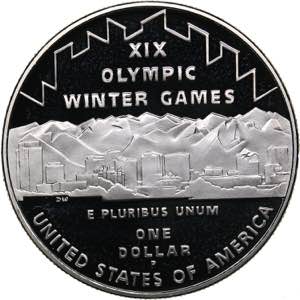 USA 1 dollar 2002 - Olympics Salt Lake ... 