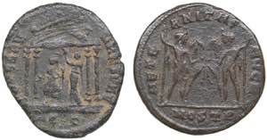 Roman Empire Æ follis - Maxentius (306-312 ... 