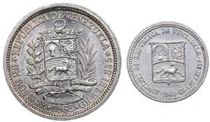 Venezuela coins 1960-1968 (2)
UNC