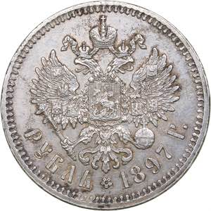 Russia Rouble 1897 **
19.92 g. XF+/XF+ ... 