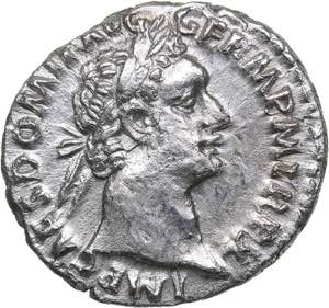 Roman Empire Denar 91 AD ... 