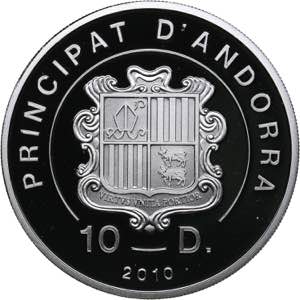 Andorra 10 dinar 2012 - Olympics
28.29 g. ... 
