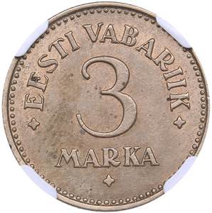 Estonia 3 marka 1925 - ... 