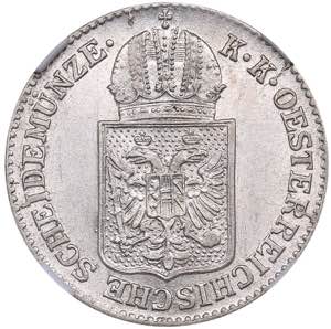 Austria 6 kreuzer 1849 A - NGC AU 58
Mint ... 
