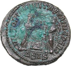 Roman Empire - Siscia Æ follis - ... 