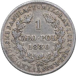 Russia - Poland 1 zloty 1830 KG
4.53 g. ... 