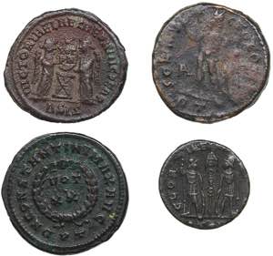 Roman Empire Æ follis - Constantine I ... 