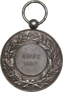 France medal Aout 1897
10.93 g. 27mm. AU/AU