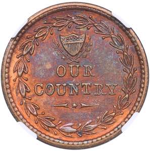 USA Civil War token 1861-1865 - Our country ... 