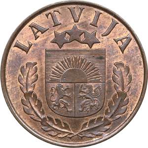 Latvia 2 santimi 1939
2.03 g. UNC/UNC KM# ... 