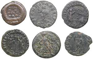 Roman Empire Æ Follis (6)
(6)