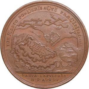 Russia - Estonia medal On the Capture of ... 