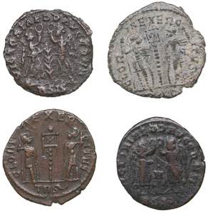 Roman Empire Æ follis - Constans 337-340 AD ... 