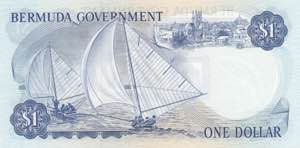 Bermuda 1 dollar 1970
Pick# 23. UNC