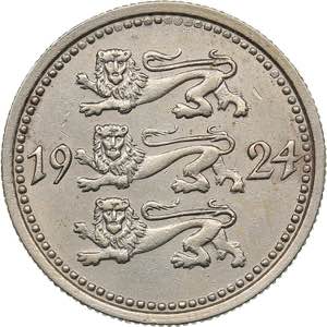 Estonia 5 marka 1924
4.81 g. AU/UNC Mint ... 