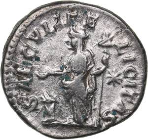 Roman Empire Denarius 220-222 AD - Iulia ... 