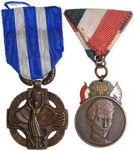 Hungary Centenary Medal of Petofi Sandor, ... 