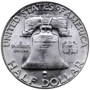 USA 1/2 dollars 1960 - NGC MS 63
Mint luster.