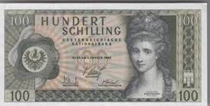 Austria 100 shillings ... 