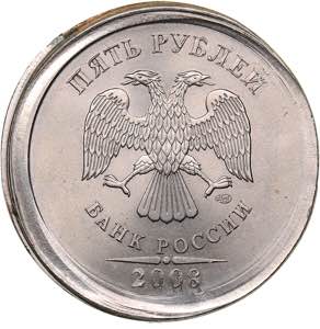 Russia 5 roubles 2008
6.48 g. UNC/UNC Mint ... 