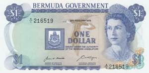 Bermuda 1 dollar ... 