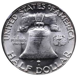 USA 1/2 dollars 1963 - NGC MS 63
Mint luster.
