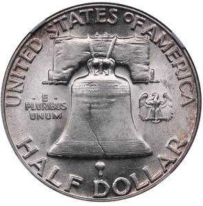USA 1/2 dollars 1952 - NGC AU 55
Mint luster.
