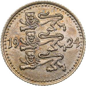 Estonia 1 mark 1924
2.54 g. AU/UNC Mint ... 