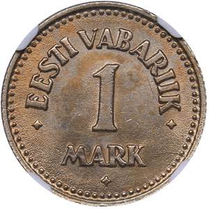 Estonia 1 mark 1924 - ... 
