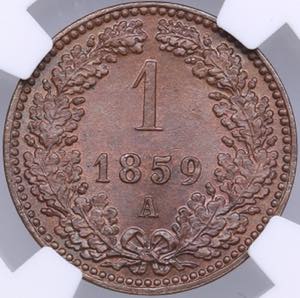Austria 1 kreuzer 1859 A ... 