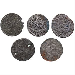 Lot of coins: Livonia (Free City of Riga, ... 