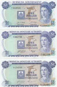 Bermuda 1 dollar 1970, ... 