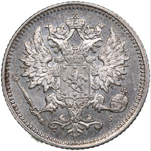 Russia, Finland 25 pennia 1873 S
1.27g. ... 