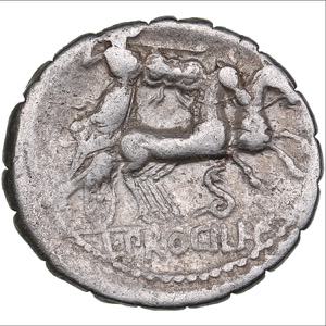 Roman Republic, Rome AR Denarius serratus - ... 