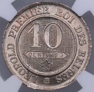 Belgium 10 centimes 1862 - NGC MS 67
TOP ... 